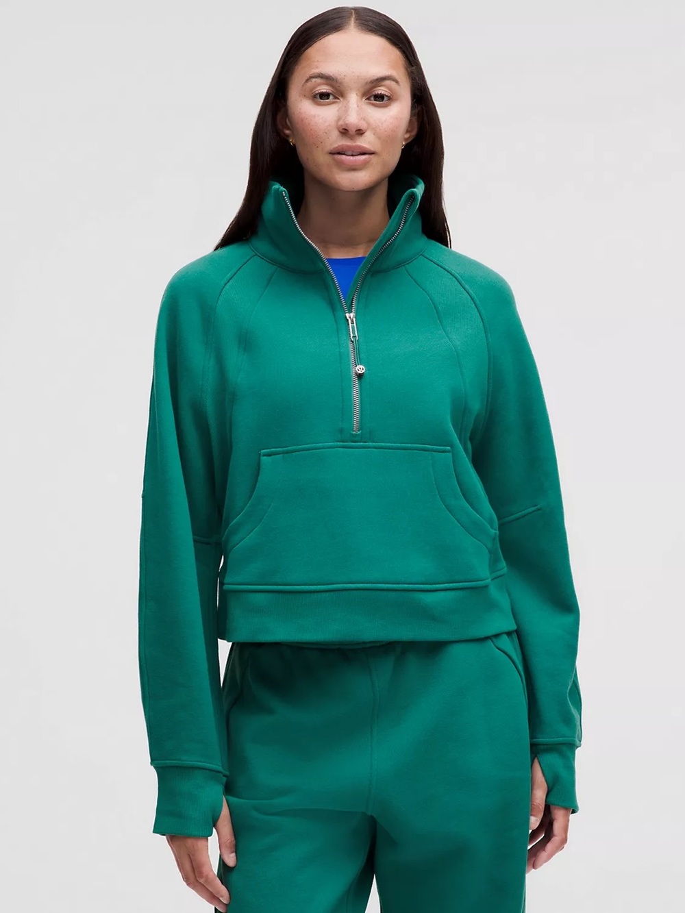 Lululemon Scuba Oversized Funnel-Neck Half Zip
